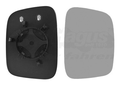 Spiegelglas, Außenspiegel rechts für VW CADDY III Kasten/Großraumlimousine (2KA, 2KH, 2CA, 2CH)