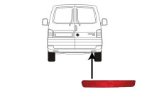 Rückstrahler rechts,Stoßfänger für VW TRANSPORTER T5 Bus (7HB, 7HJ, 7EB, 7EJ)