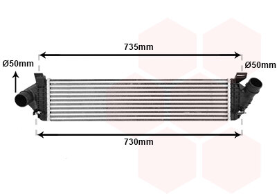 Ladeluftkühler  für VOLVO C30 (533)