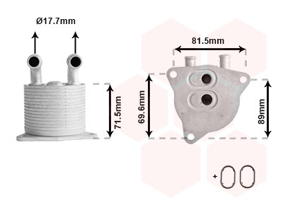 Ölkühler, Automatikgetriebe  für VOLVO XC60 I SUV (156)