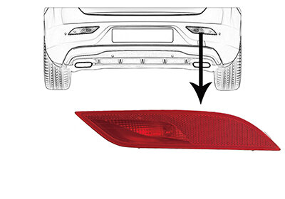 Nebelschlussleuchte rechts für VOLVO V40 Cross Country (526)