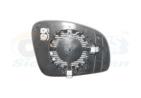Spiegelglas, Außenspiegel rechts für SKODA...