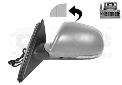 Außenspiegel links für SKODA SUPERB II (3T4)