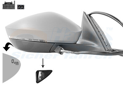 Außenspiegel rechts für SKODA SUPERB III (3V3)