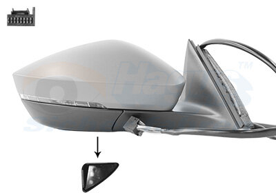 Außenspiegel rechts für SKODA SUPERB III (3V3)