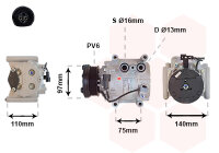 Kompressor, Klimaanlage  für JAGUAR S-TYPE II (X200)