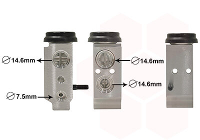 Expansionsventil, Klimaanlage  für KIA SPORTAGE III (SL)