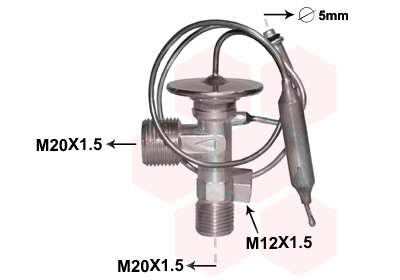 Expansionsventil, Klimaanlage  für HYUNDAI ACCENT I (X-3)