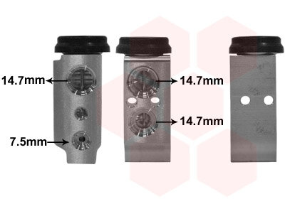 Expansionsventil, Klimaanlage vorne für HYUNDAI SANTA FÉ II (CM)
