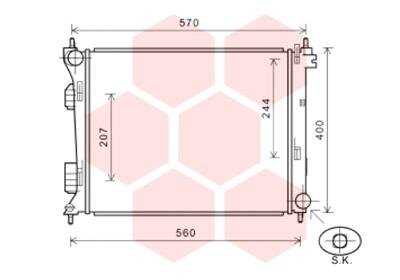 Kühler, Motorkühlung  für HYUNDAI i20 I (PB, PBT)