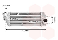 Ladeluftkühler  für KIA RIO II (JB)