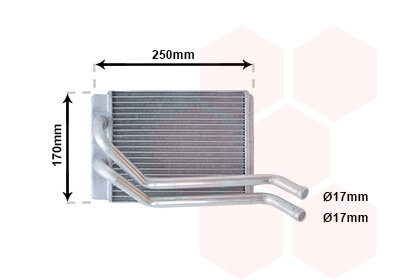 Wärmetauscher, Innenraumheizung  für HYUNDAI SANTA FÉ I (SM)