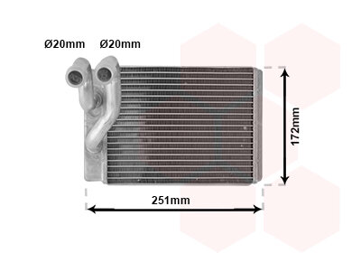 Wärmetauscher, Innenraumheizung  für HYUNDAI TRAJET (FO)