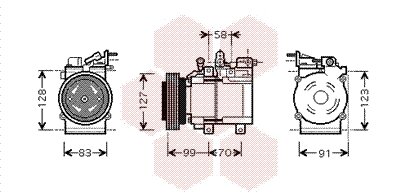Kompressor, Klimaanlage  für HYUNDAI SONATA IV (EF)