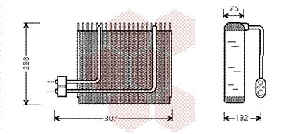 Verdampfer, Klimaanlage  für HYUNDAI SONATA IV (EF)