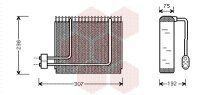 Verdampfer, Klimaanlage  für HYUNDAI SONATA IV (EF)