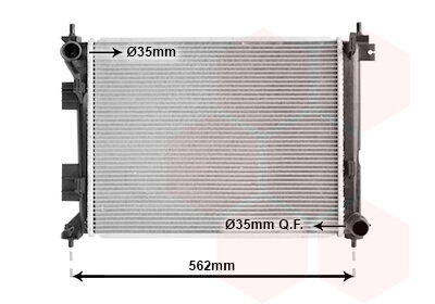 Kühler, Motorkühlung  für HYUNDAI i20 II (GB, IB)