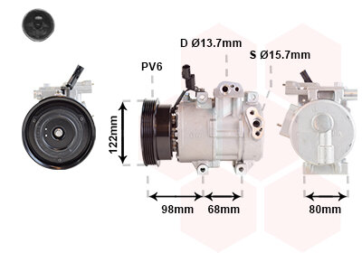 Kompressor, Klimaanlage  für HYUNDAI i20 I (PB, PBT)