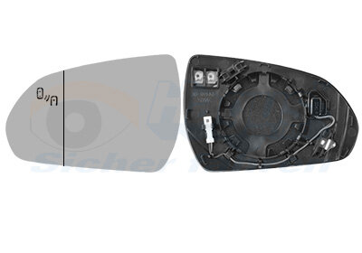 Spiegelglas, Außenspiegel links für HYUNDAI i30 (PDE, PD, PDEN)
