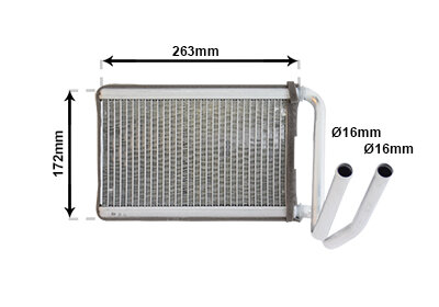 Wärmetauscher, Innenraumheizung  für KIA SORENTO I (JC)