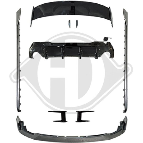 Spoiler FahrzeugSeite vorne und hinten für BMW 1 (F40)