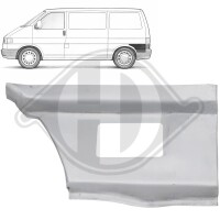 Seitenwand hinten links für VW TRANSPORTER T4 Bus (70B, 70C, 7DB, 7DK, 70J, 70K, 7DC, 7DJ)