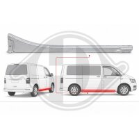 Rollenführung, Schiebetür rechts für VW...