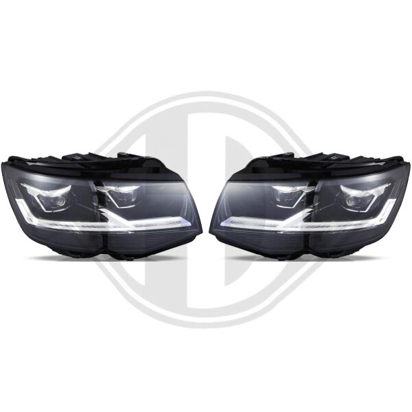 Scheinwerfer Set vorne für VW TRANSPORTER T6 / CARAVELLE T6 Bus (SGB, SGJ, SHB, SHJ)