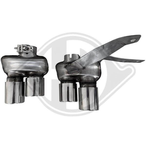 Endrohrblende beidseitig für ABARTH 500 / 595 / 695