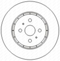 Bremsscheibe Vorderachse für KIA CLARUS (K9A)