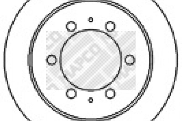 Bremsscheibe Hinterachse für SSANGYONG MUSSO SPORTS