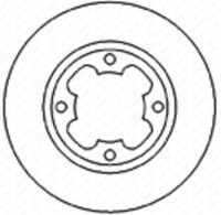 Bremsscheibe Vorderachse für SUBARU JUSTY I (KAD)