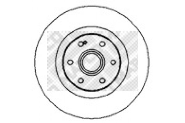 Bremsscheibe Vorderachse für VOLVO 740 (744)