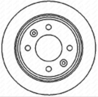 Bremsscheibe Hinterachse für SAAB 900 I Combi Coupe