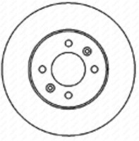 Bremsscheibe Vorderachse für SAAB 9000 Schrägheck