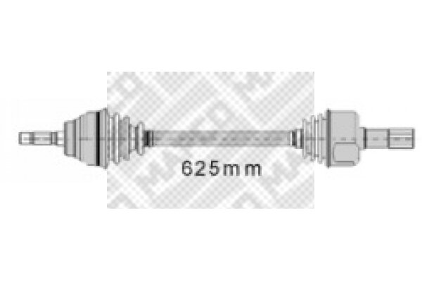 Antriebswelle Vorderachse links für CITROËN ZX (N2)