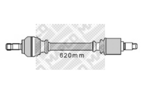 Antriebswelle Vorderachse links für CITROËN BX (XB-_)