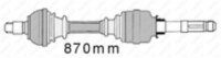 Antriebswelle Vorderachse rechts f&uuml;r CITRO&Euml;N BX (XB-_)