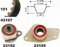 Zahnriemensatz für RENAULT RAPID...