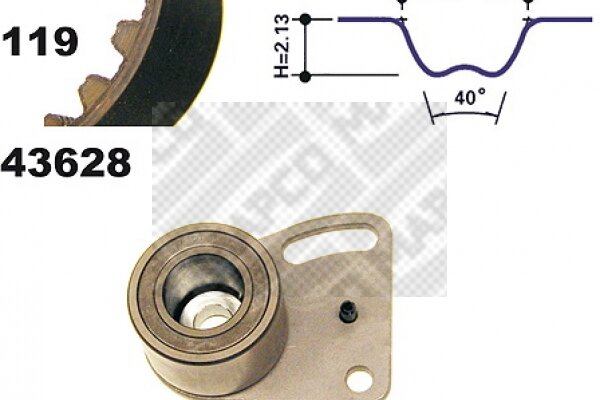 Zahnriemensatz für FORD SIERRA Schrägheck (GBC, GBG)