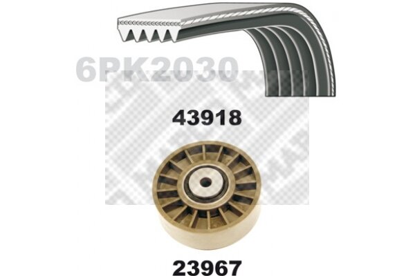 Keilrippenriemensatz für MERCEDES-BENZ 190 (W201)