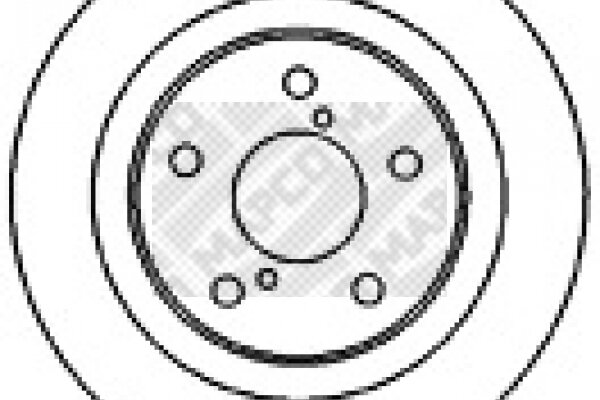 Bremsscheibe Hinterachse für SUBARU LEGACY I (BC)