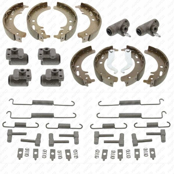 Bremsensatz, Trommelbremse Hinterachse,Vorderachse für TRABANT P 601