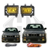 Nebelscheinwerfer Set beidseitig für BMW 3 (E30)
