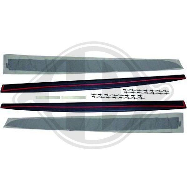 Schwellerverkleidung seitlicher Einbau für BMW 4 Coupe (F32, F82)