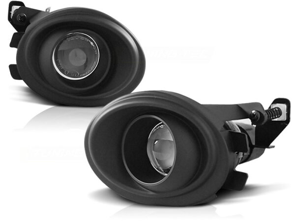 Nebelscheinwerfer Set BMW E46 (M3) Klarglas / Schwarz