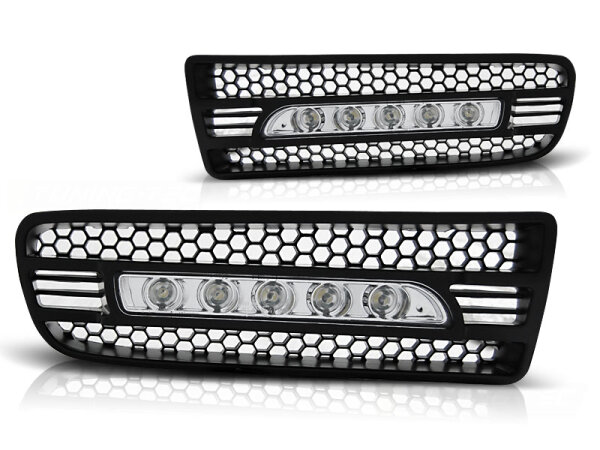 Tagfahrleuchten Set Volkswagen Golf IV BJ 09.97-09.03 Klarglas / Chrome
