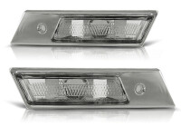 Seitenblinker Set BMW E34 / E32 / E36 Klarglas / Chrome