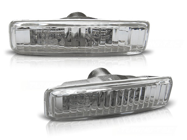 Seitenblinker Set BMW E39 BJ 09.95-08.03 Klarglas / Chrome