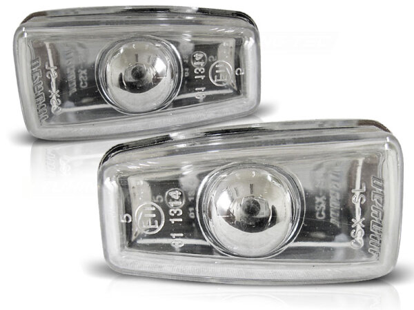 Seitenblinker Set Citroen Saxo / Berlingo / Xsara / Jumpy / Xantia / Evasion Klarglas / Chrome